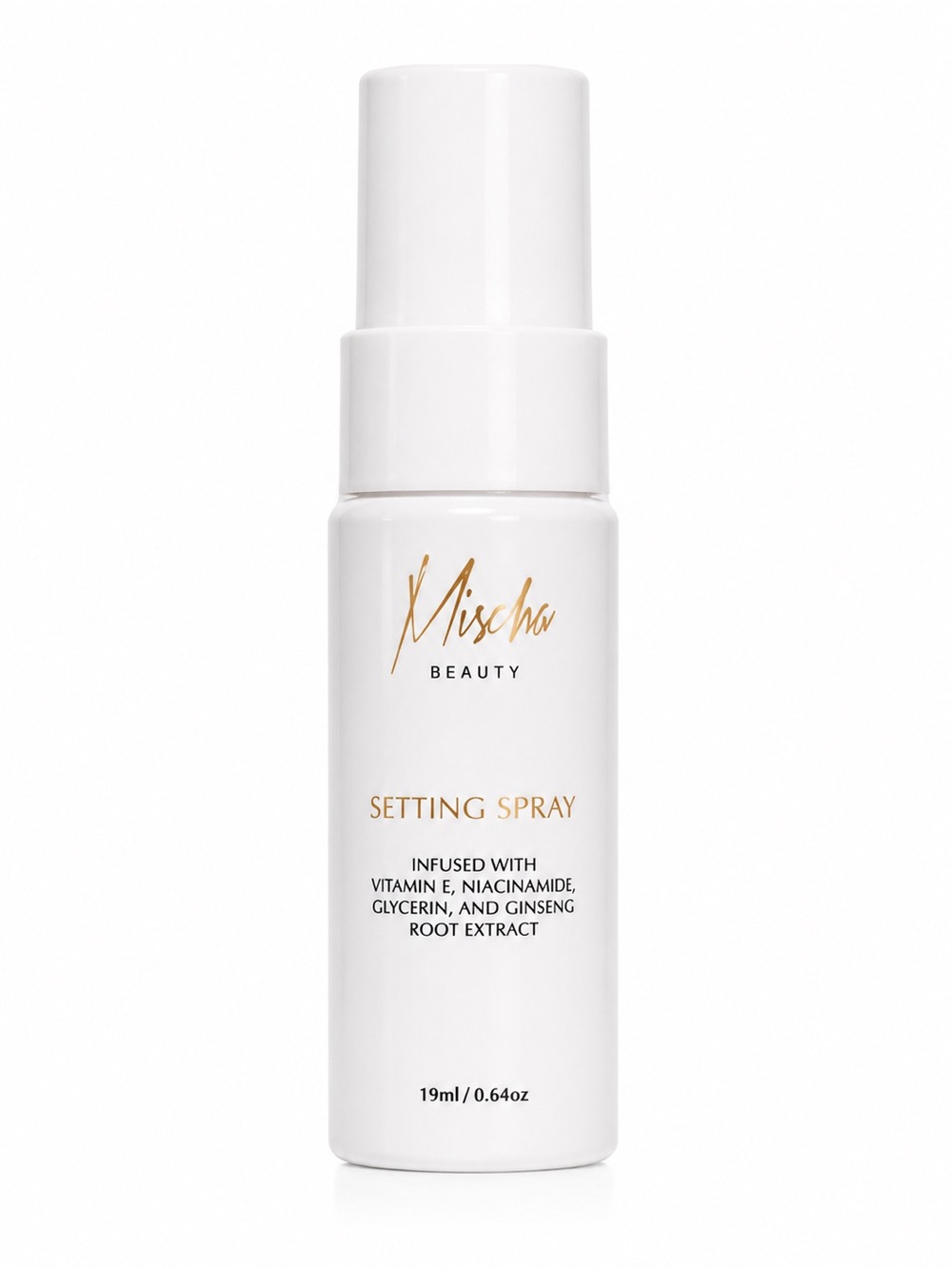 Mischo Beauty Setting Spray 19mL Travel Size Vitamin E Niacinamide New